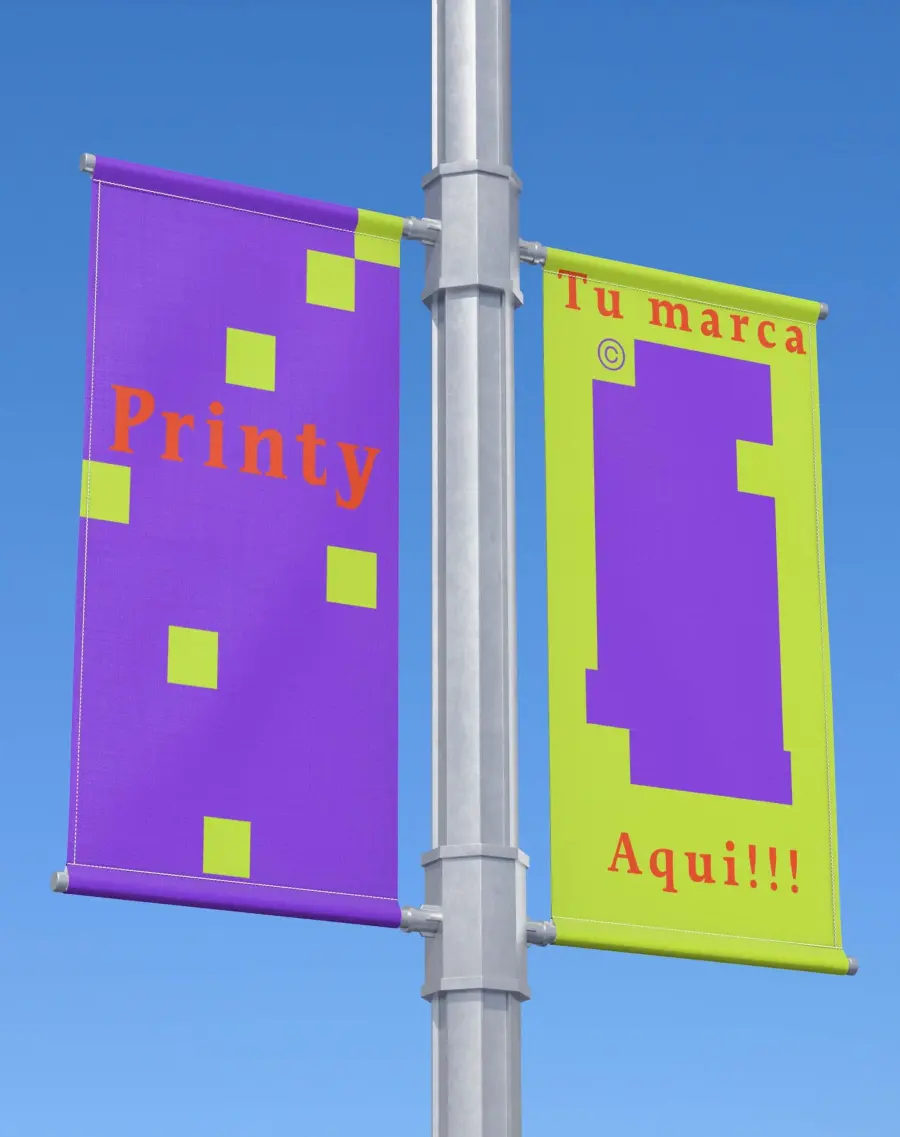 Pole banner